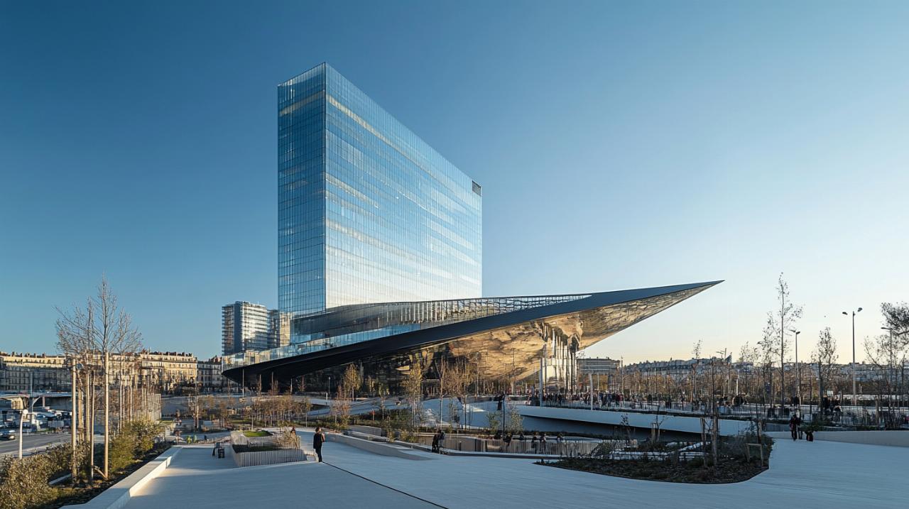 Cómo la torre Jean Nouvel en la Confluence transformó el skyline de Lyon: análisis de su impacto urbano